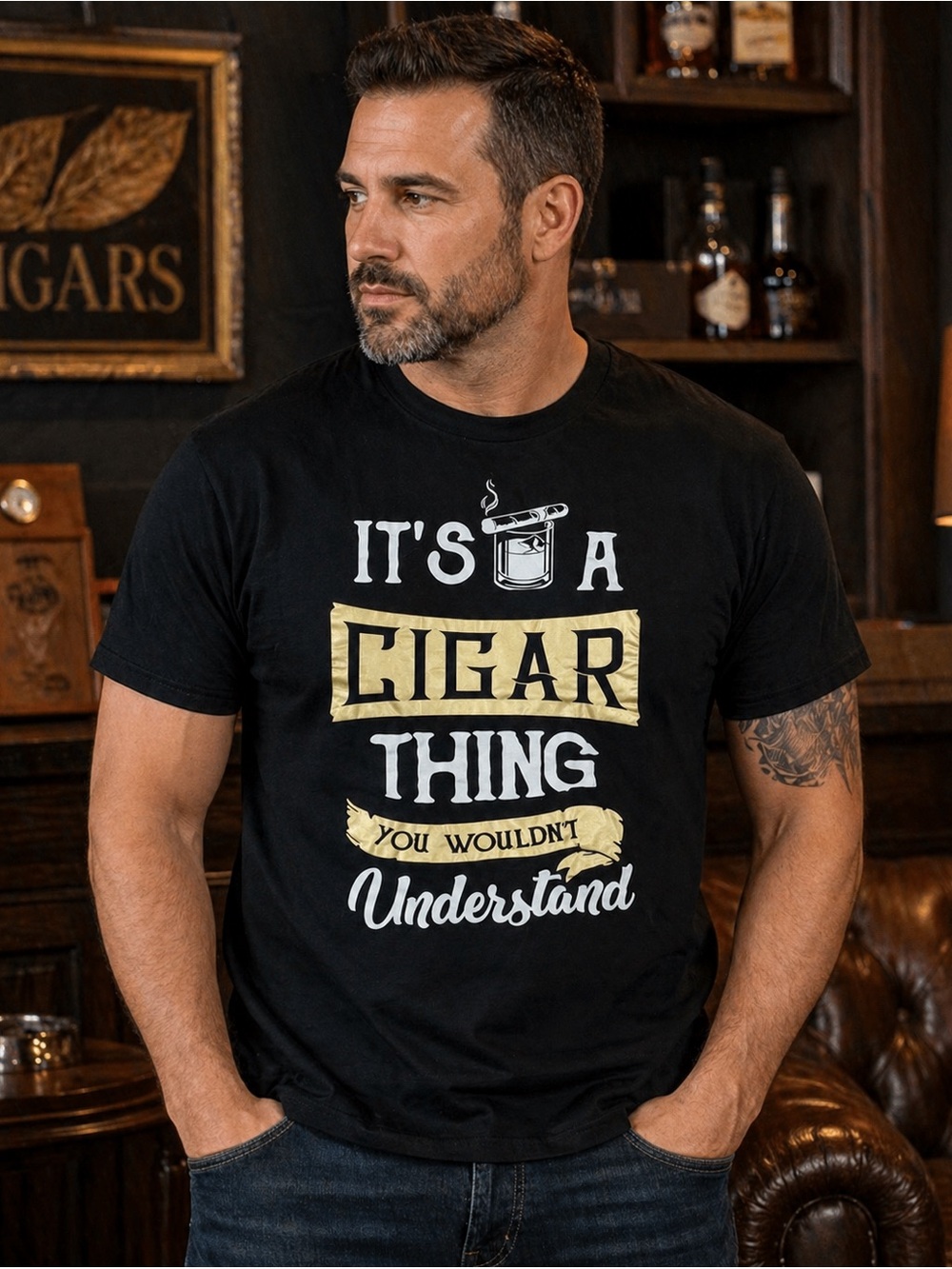 Men’s 2XL “It’s A Cigar Thing You Wouldn’t Understand” Graphic T-Shirt